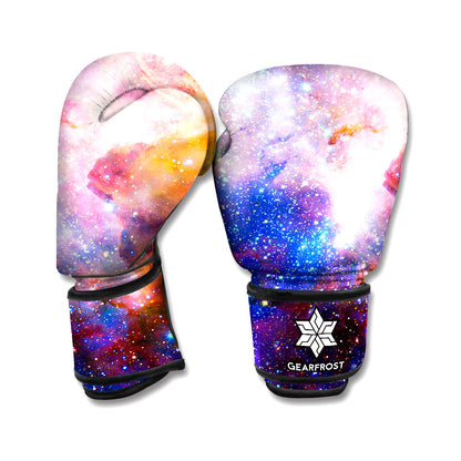 Light Stardust Galaxy Deep Space Print Boxing Gloves