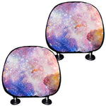 Light Stardust Galaxy Deep Space Print Car Headrest Covers