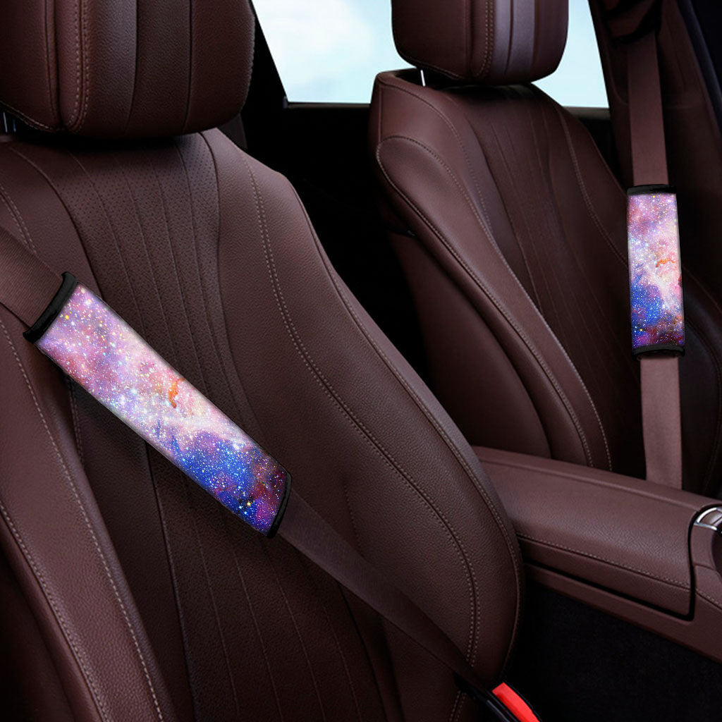 Light Stardust Galaxy Deep Space Print Car Seat Belt Covers