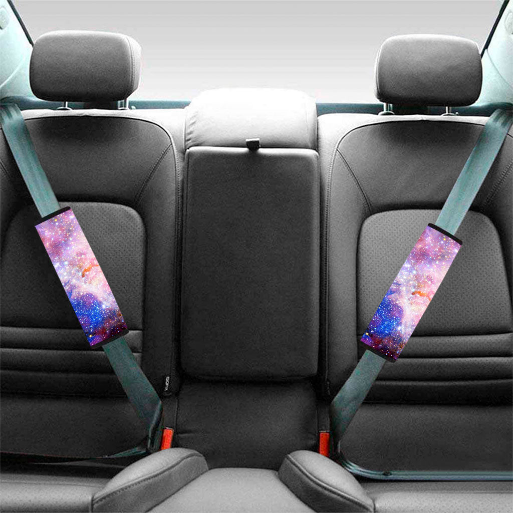 Light Stardust Galaxy Deep Space Print Car Seat Belt Covers