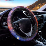 Light Stardust Galaxy Deep Space Print Car Steering Wheel Cover