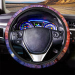 Light Stardust Galaxy Deep Space Print Car Steering Wheel Cover
