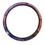 Light Stardust Galaxy Deep Space Print Car Steering Wheel Cover