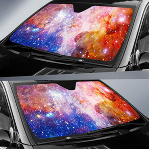 Light Stardust Galaxy Deep Space Print Car Sun Shade GearFrost