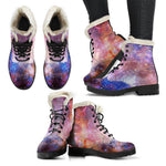 Light Stardust Galaxy Deep Space Print Comfy Boots GearFrost