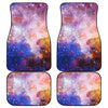 Light Stardust Galaxy Deep Space Print Front and Back Car Floor Mats