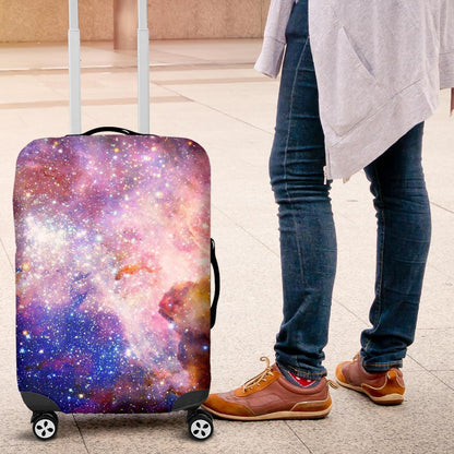 Light Stardust Galaxy Deep Space Print Luggage Cover GearFrost