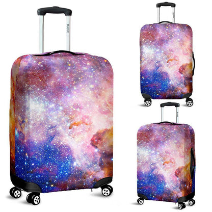 Light Stardust Galaxy Deep Space Print Luggage Cover GearFrost