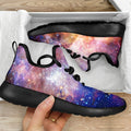 Light Stardust Galaxy Deep Space Print Mesh Knit Shoes