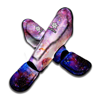 Light Stardust Galaxy Deep Space Print Muay Thai Shin Guard