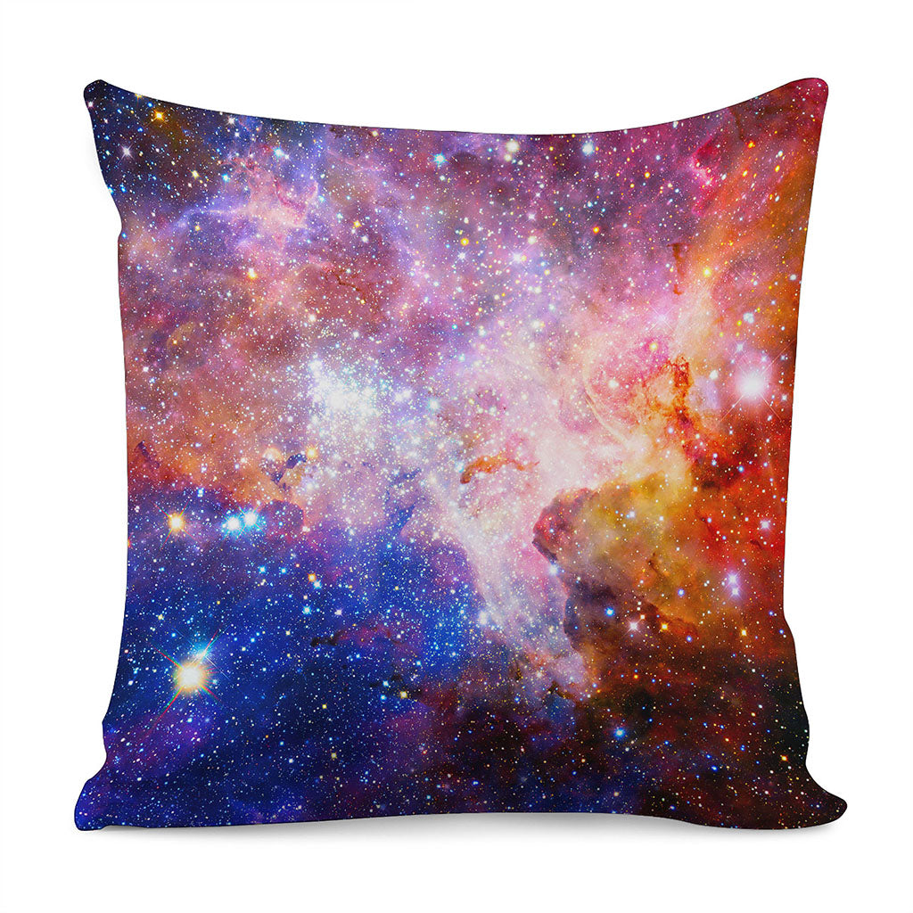 Light Stardust Galaxy Deep Space Print Pillow Cover