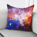 Light Stardust Galaxy Deep Space Print Pillow Cover