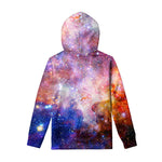 Light Stardust Galaxy Deep Space Print Pullover Hoodie