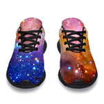 Light Stardust Galaxy Deep Space Print Sport Shoes GearFrost