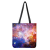 Light Stardust Galaxy Deep Space Print Tote Bag