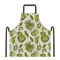 Light Tropical Leaf Pattern Print Apron