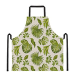 Light Tropical Leaf Pattern Print Apron