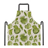 Light Tropical Leaf Pattern Print Apron