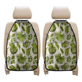Light Tropical Leaf Pattern Print Car Seat Organizers