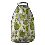 Light Tropical Leaf Pattern Print Car Seat Organizers