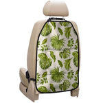 Light Tropical Leaf Pattern Print Car Seat Organizers