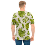 Light Tropical Leaf Pattern Print Men's T-Shirt