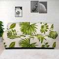Light Tropical Leaf Pattern Print Sofa Cover