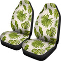 Light Tropical Leaf Pattern Print Universal Fit Car Seat Covers