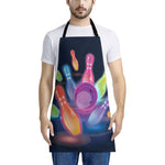 Light Up Bowling Pins Print Apron