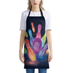 Light Up Bowling Pins Print Apron