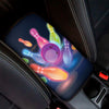 Light Up Bowling Pins Print Car Center Console Cover