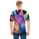 Light Up Bowling Pins Print Men's T-Shirt
