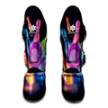 Light Up Bowling Pins Print Muay Thai Shin Guards