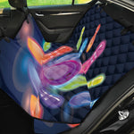 Light Up Bowling Pins Print Pet Car Back Seat Cover