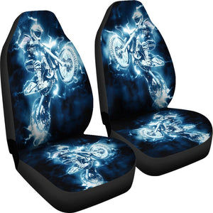 Lighting Motocross Universal Fit Car Seat Covers GearFrost