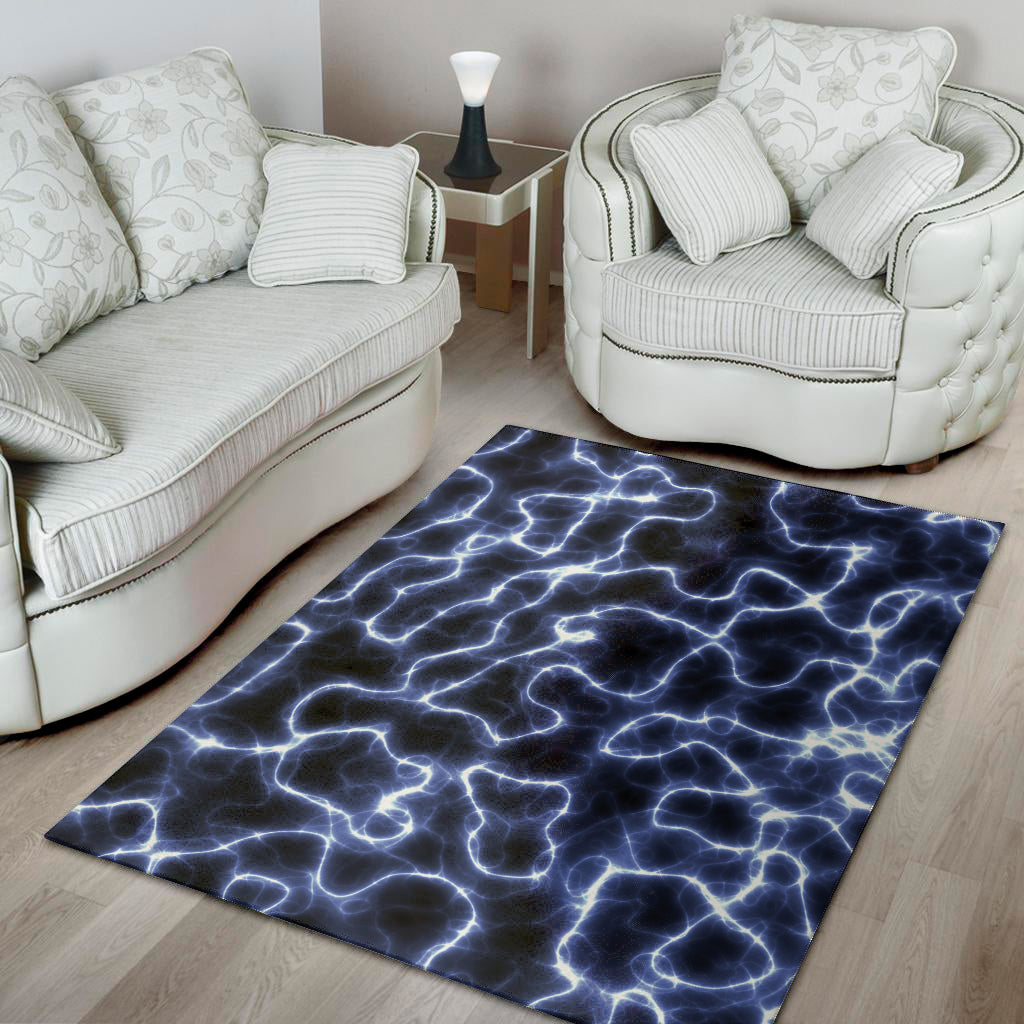 Lightning Chain Print Area Rug