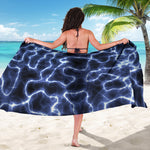 Lightning Chain Print Beach Sarong Wrap