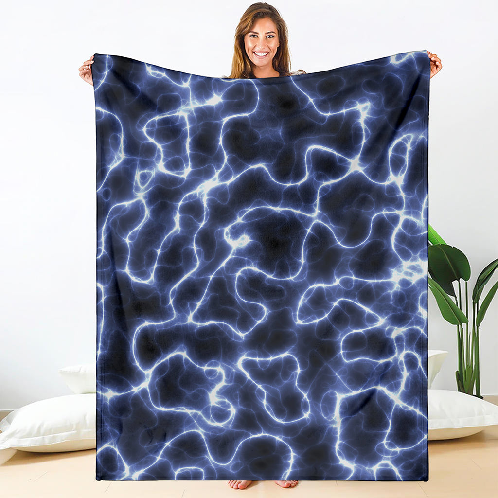Lightning Chain Print Blanket