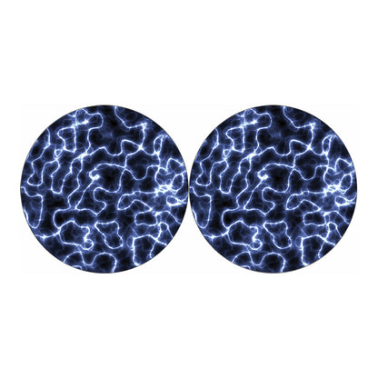 Lightning Chain Print Car Coasters