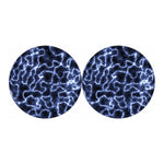 Lightning Chain Print Car Coasters