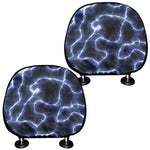 Lightning Chain Print Car Headrest Covers
