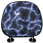 Lightning Chain Print Car Headrest Covers