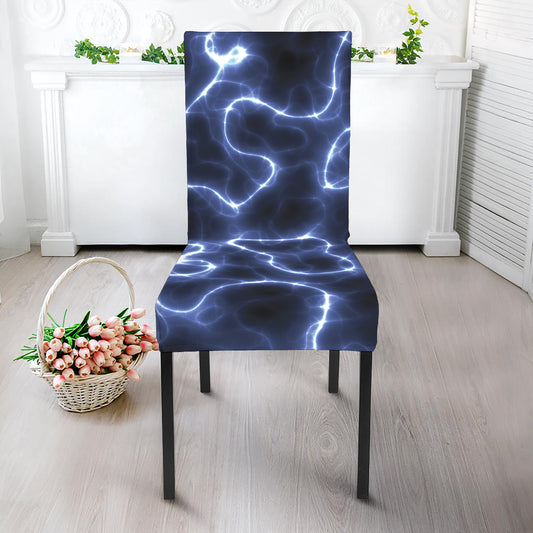 Lightning Chain Print Dining Chair Slipcover