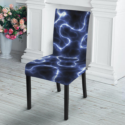 Lightning Chain Print Dining Chair Slipcover