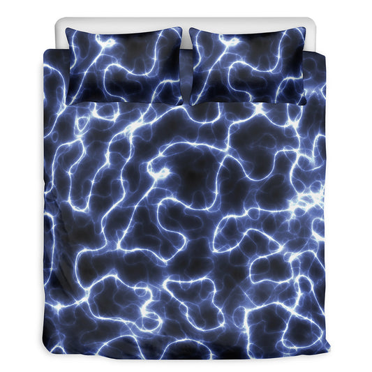Lightning Chain Print Duvet Cover Bedding Set