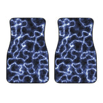 Lightning Chain Print Front Car Floor Mats