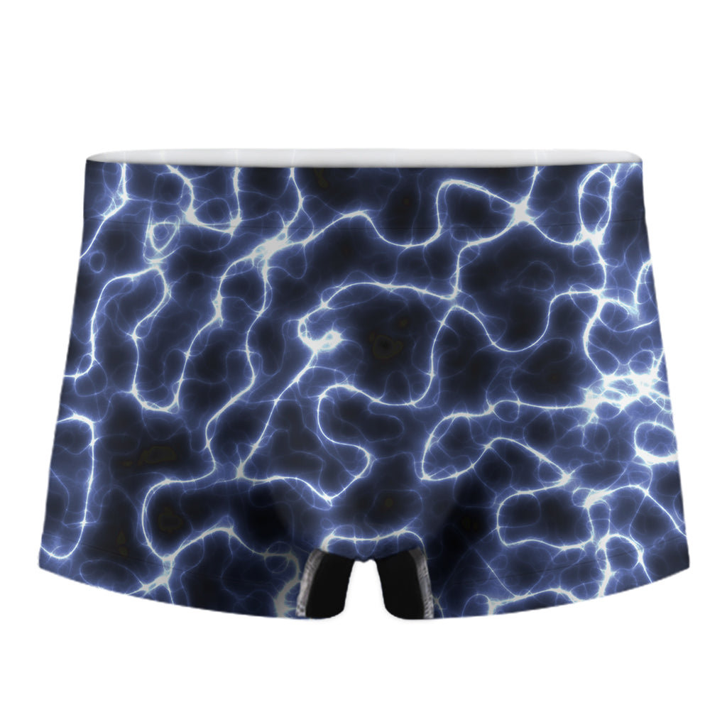 Lightning Chain Print Men's Boxer Briefs