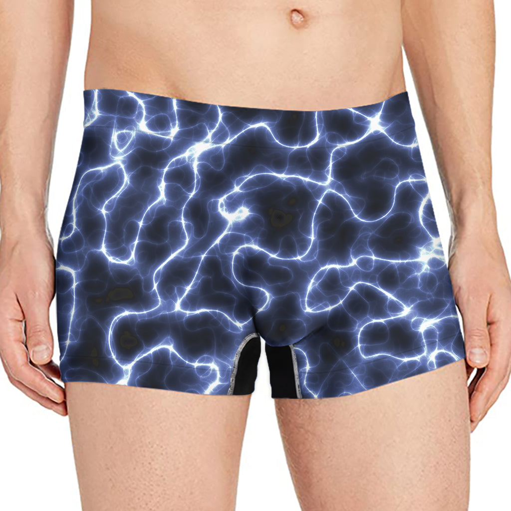 Lightning Chain Print Men's Boxer Briefs