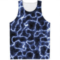 Lightning Chain Print Men's Tank Top