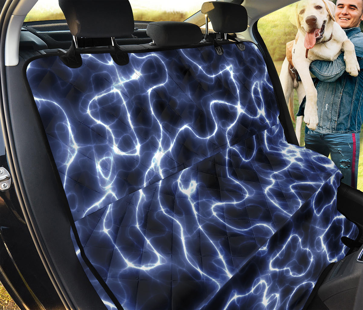 Lightning Chain Print Pet Car Back Seat Cover
